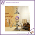 k2718 diamond silver tower crystal tower tall candle holder
